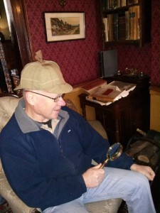 Holmes at the Sherlock Holmes Museum