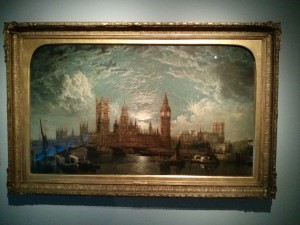 This was a picture depicting Sherlock Holmes London.  I loved the illumination in the clouds.