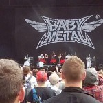 Baby Metal playing at Reading Festival 2015