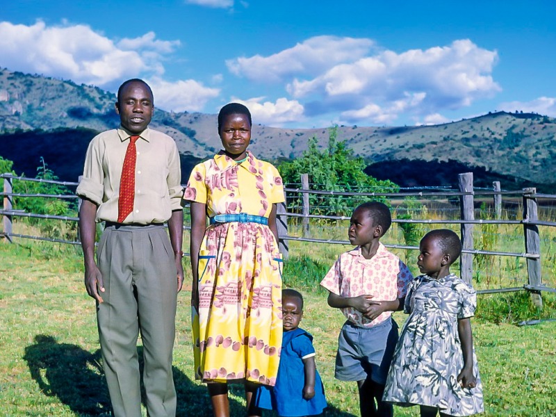 Wafula and Delilah and children