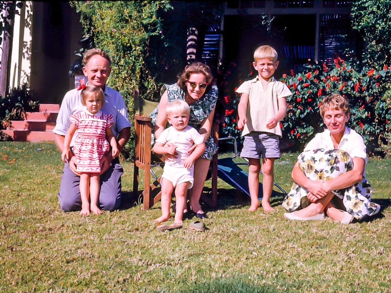 The Richardsons, plus Peter and Betty at Chebororwa