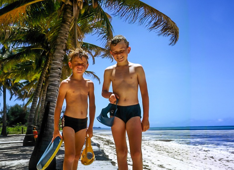 Peter and Stephen at Likoni