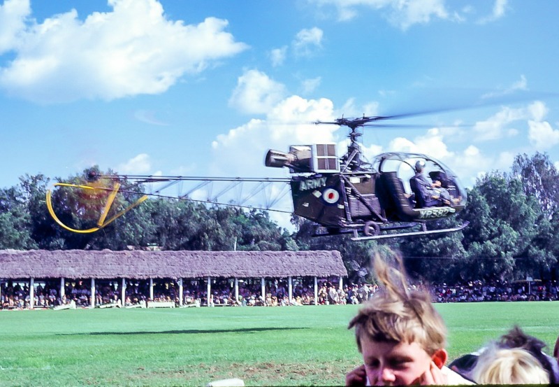 Show and army helicopters