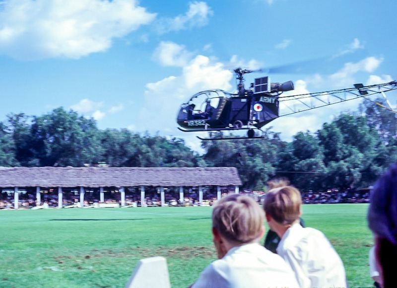 Show and army helicopters