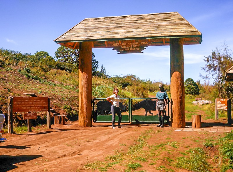 Entrance to Aberdare Game Park