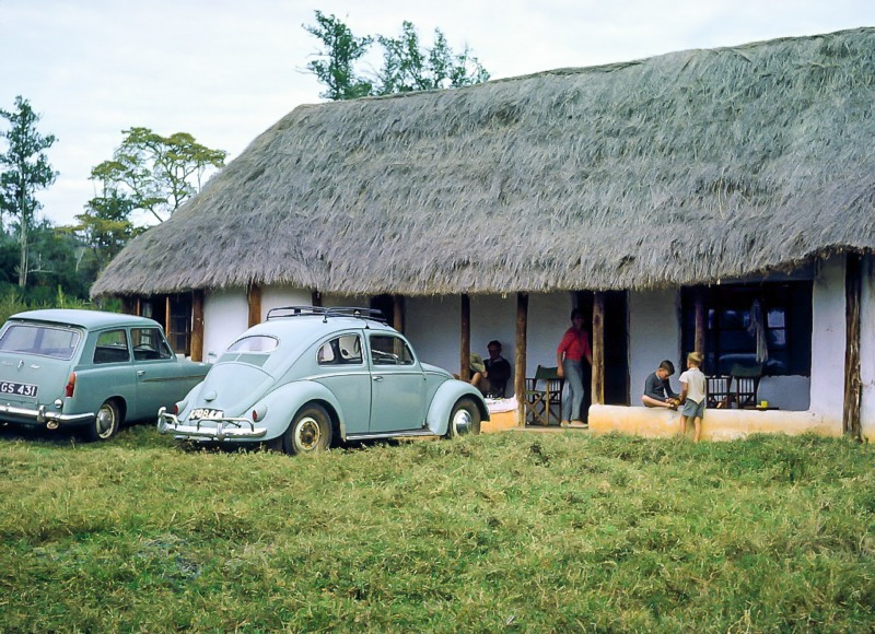 Maralal guest house, Betty, Stephen and Peter