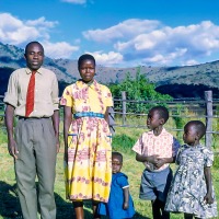 Wafula and Delilah and children