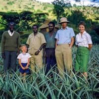 Chief Henry's pineapples and peter, Betty and Ian Murdock