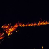 Straw burning at Chebororwa farm