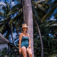 Betty on beach