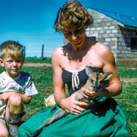 Peter,Mother and Dik Dik at Cheborora - 1963