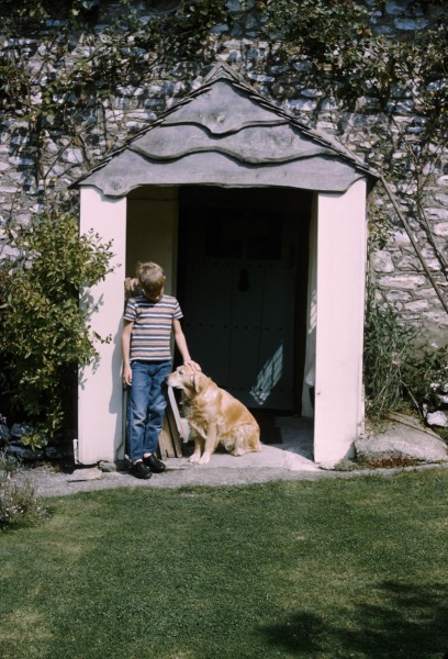 Peter at Linnington Cottage, Wambrook, Chard 1963