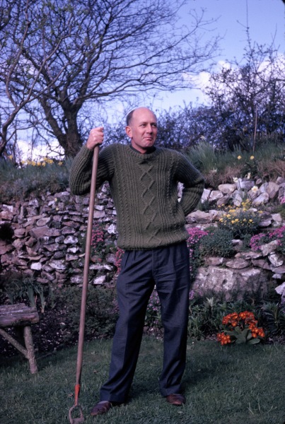 Mike at Linnington Cottage, Wambrook, Chard 1963