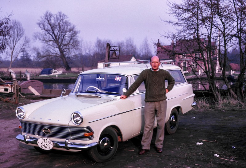 Mike and the Opel imported from Germany, then exported to Kenya