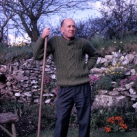 Mike at Linnington Cottage, Wambrook, Chard 1963