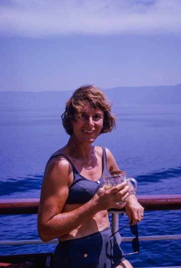 Betty leaving Kenya 1965