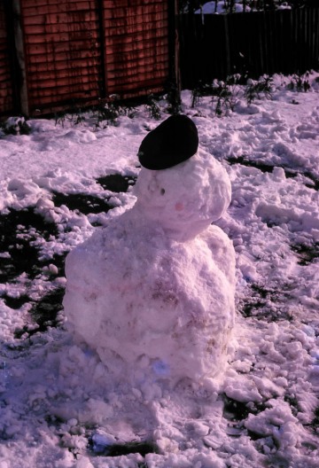 Snow at Greenstead Green