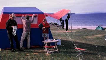 Camping in Scotland near Gairloch