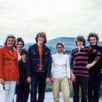 Joan Blasdale, Christopher Blasdale, Betty Blasdale, Peter Blasdale, Stephen Blasdale on way to Helensburgh