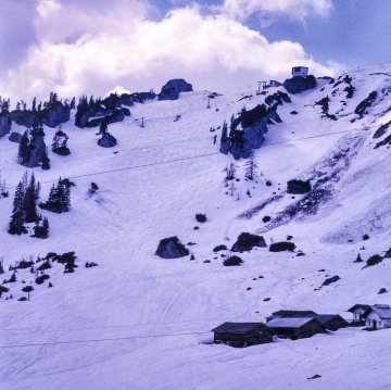 Mike and Betty skiing in Austria