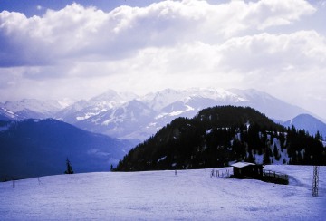 Mike and Betty skiing in Austria