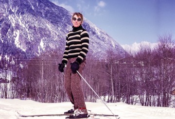 Mike and Betty skiing in Austria