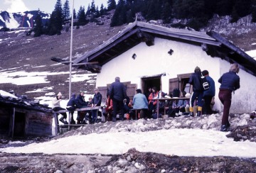 Mike and Betty skiing in Austria