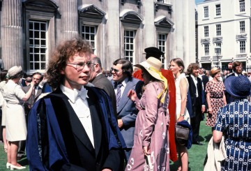 Stephen Blasdale at graduation day, Senate House, Cambridge