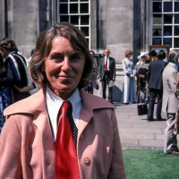 Betty Blasdale at my graduation day, Senate House, Cambridge