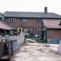 Lodge Farm, Gisslingham. The old pig buildings