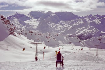 Skiing Verbier