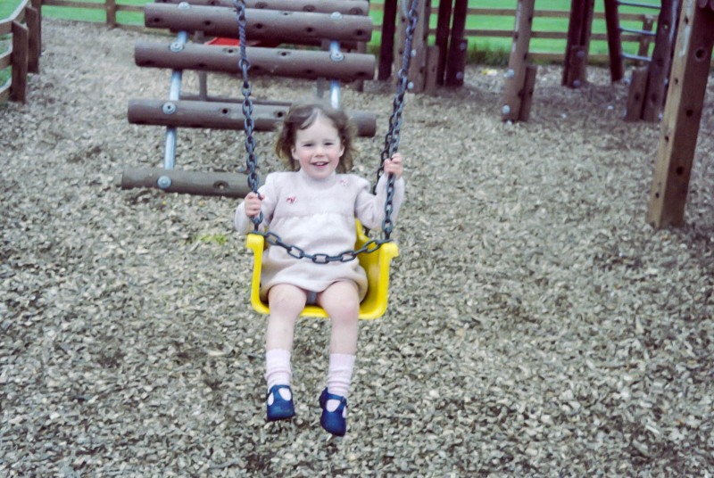 Selina at La Grande Mare playground