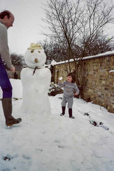 Steve and Snow Woman