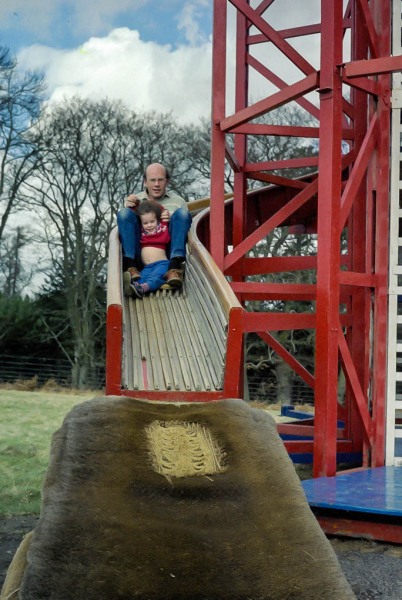 Selina at funfair