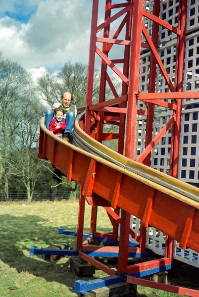 Selina at funfair