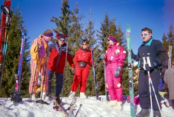 Skiing in Meribel