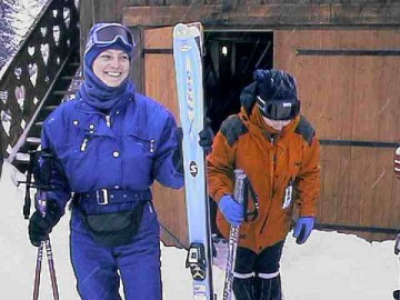 Skiing in Courcheval