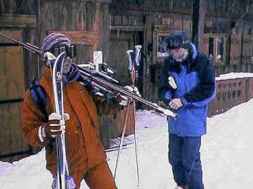 Skiing in Courcheval