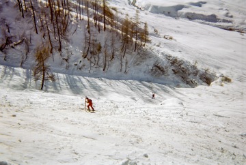 Skiing in Courcheval