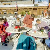 Skiing in Courcheval