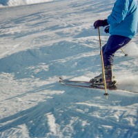 Skiing in Courcheval