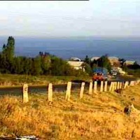 Truck on the way out from Lake Sevan