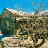 Mining ghost town of Rhyolite