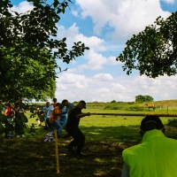 Kingswood Wotton tug of war and BBQ