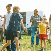 Kingswood Wotton tug of war and BBQ