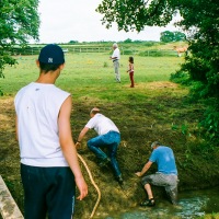 Kingswood Wotton tug of war and BBQ