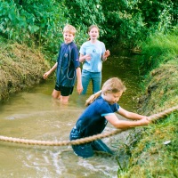 Kingswood Wotton tug of war and BBQ