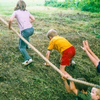 Kingswood Wotton tug of war and BBQ