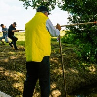 Kingswood Wotton tug of war and BBQ