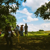 Kingswood Wotton tug of war and BBQ